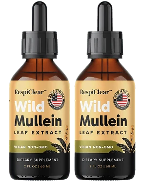 RespiClear Wild Mullein two bottle pack